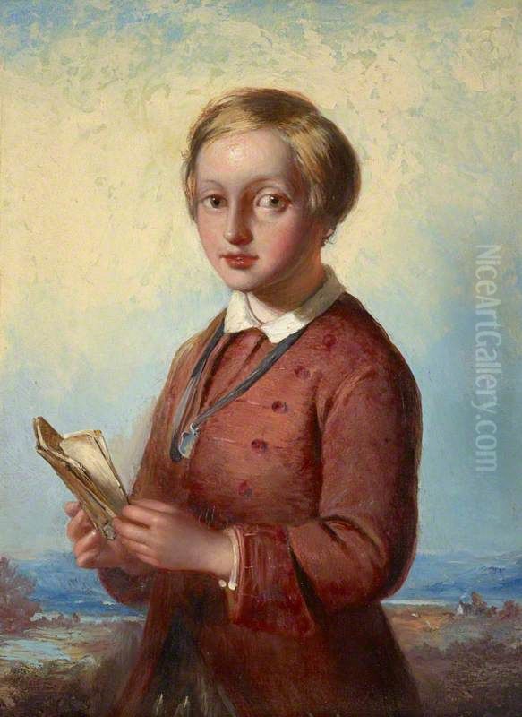 Portrait of a Boy Oil Painting by James Eckford Lauder