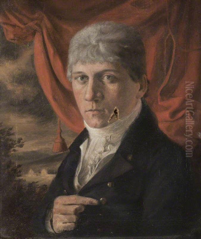 Portrait of the Artist's Brother, Captain James Wilkie (1784 - 1824) Oil Painting by David Wilkie