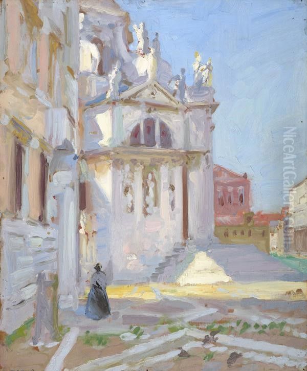 Santa Maria della Salute, Venice Oil Painting by unknown