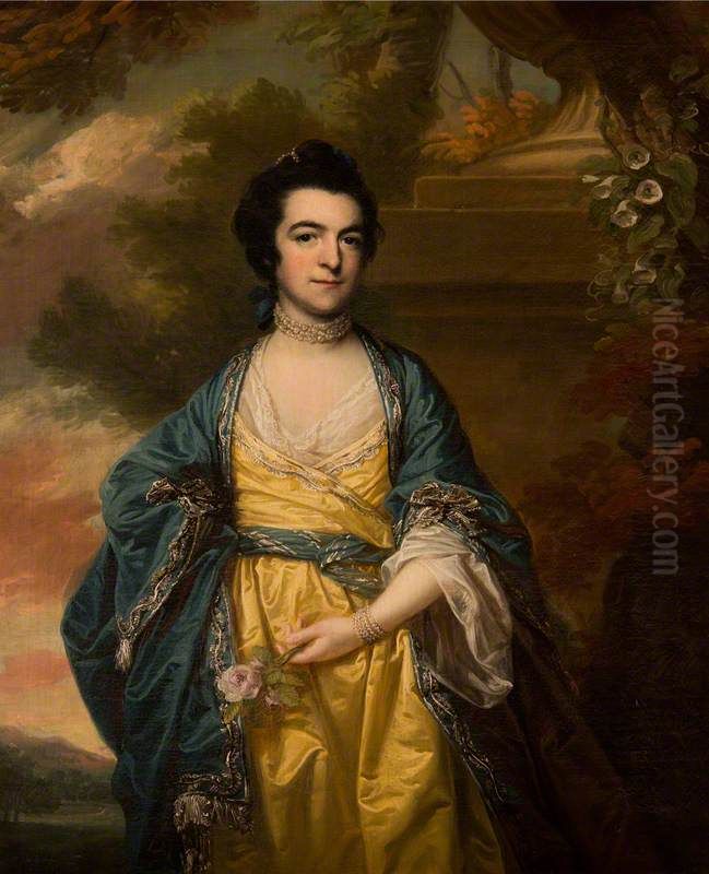 Elizabeth Campbell, Mrs Joseph Adams, d. 1816 Oil Painting by Francis Cotes