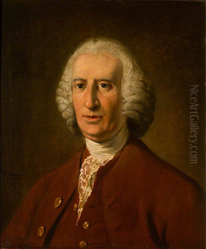 Hugh Hume, 3rd Earl of Marchmont, 1708 - 1794. Statesman Oil Painting by Peter Falconet