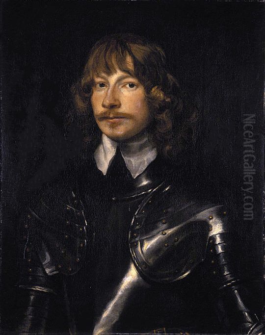 James Graham, 1st Marquess of Montrose, 1612 - 1650. Royalist Oil Painting by Sir Anthony Van Dyck