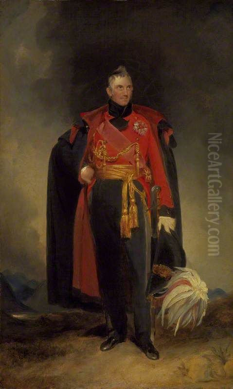 General Sir George Murray, 1772 - 1846. Soldier and statesman Oil Painting by Henry William Pickersgill