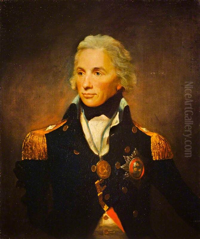 Horatio Nelson, Viscount Nelson, 1758 - 1805. Admiral; victor of Trafalgar Oil Painting by Lemuel-Francis Abbott