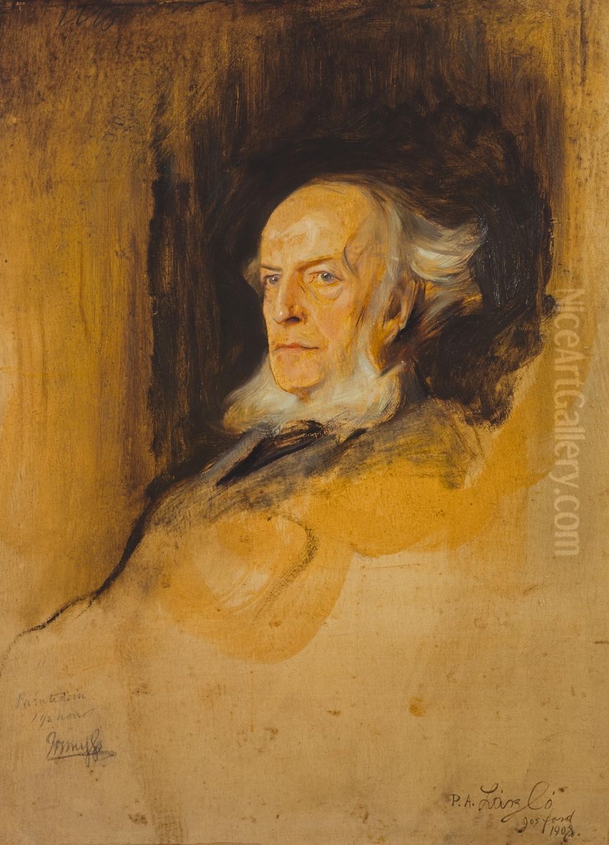 Francis Wemyss-Charteris-Douglas, 10th Earl of Wemyss, 1818 - 1914. Politician Oil Painting by Philip de Laszlo