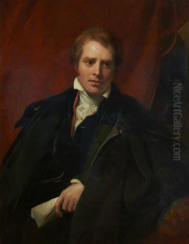 Sir David Wilkie, 1785 - 1841. Artist Oil Painting by Thomas Phillips