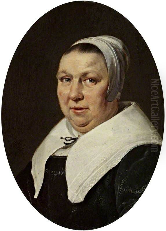 Portrait of a Woman Oil Painting by Jan De Bray