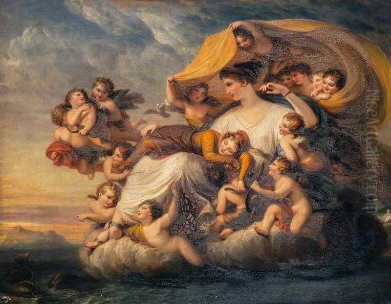Venus Carrying off Ascanius Oil Painting by Henry Howard