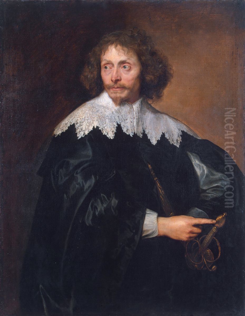 Portrait of Sir Thomas Chaloner Oil Painting by Sir Anthony Van Dyck