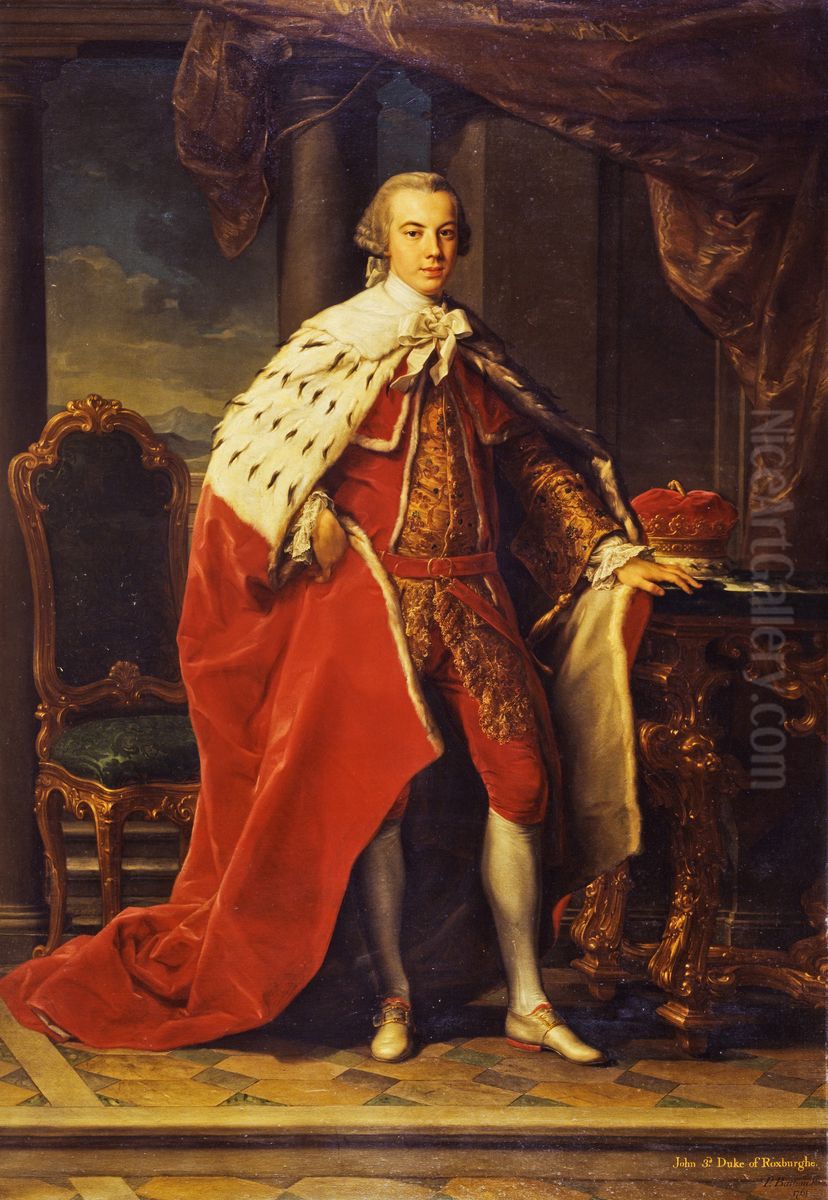 Portrait ofJohn Ker, 3rd Duke of Roxburghe(1740-1804) Oil Painting by Pompeo Batoni