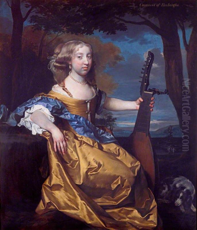 Lady Margaret Hay, Countess of Roxburghe, about 1657 - 1753 Oil Painting by Gerard Soest