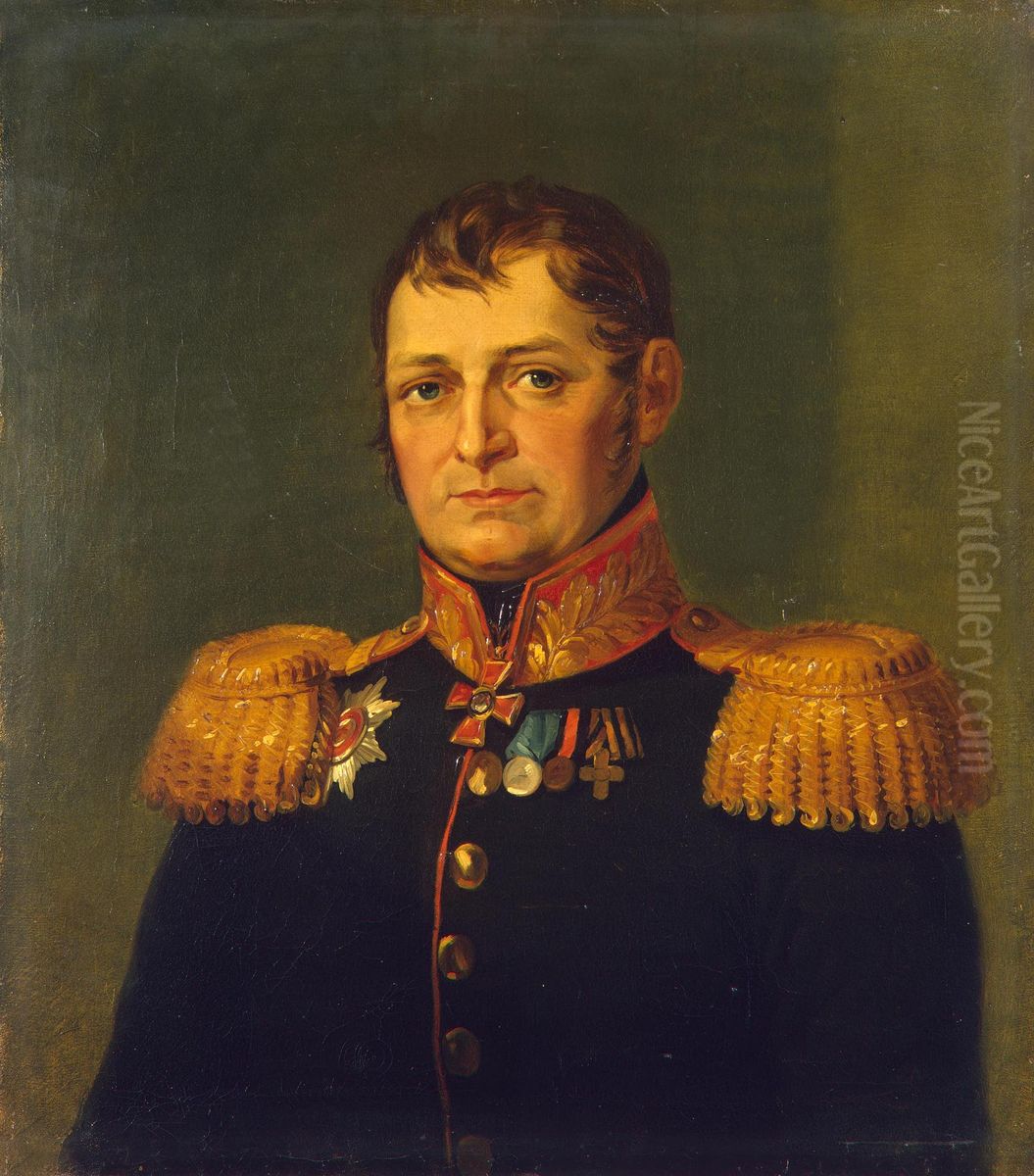 Portrait of Timofey I. Zbiyevsky (1767-1828) Oil Painting by George Dawe