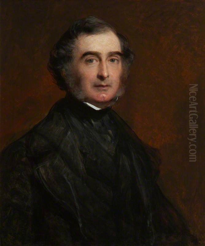 Sir Francis Grant, 1803 - 1878. Artist Oil Painting by John Prescott Knight