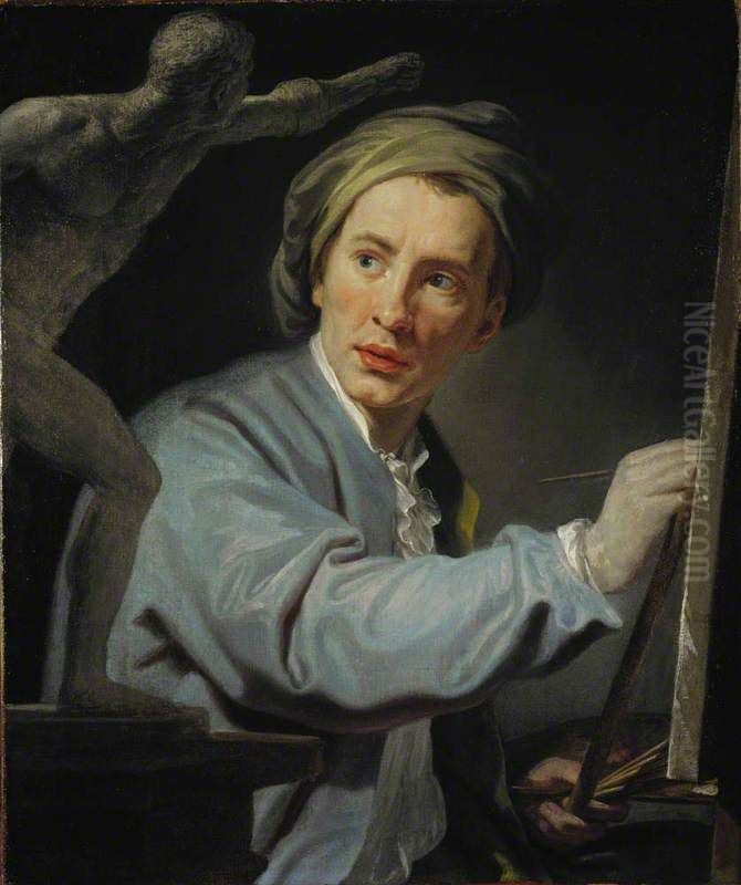 David Allan, 1744 - 1796. Artist Oil Painting by Domenico Corvi