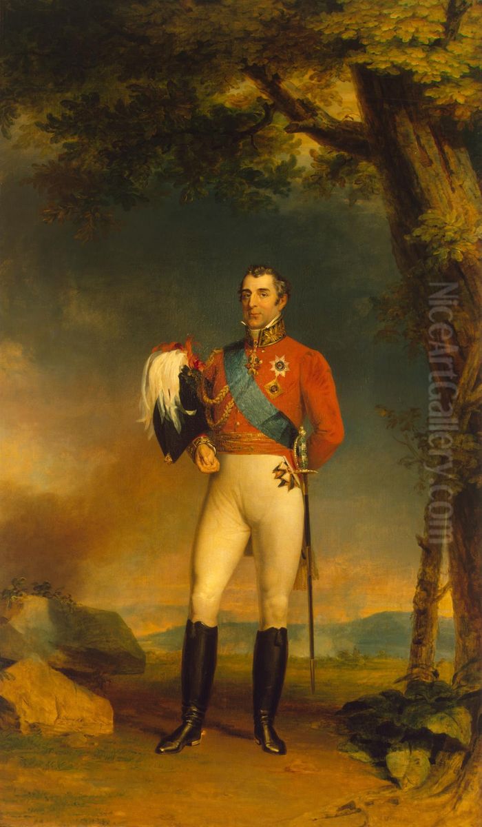 Portrait of Duke of Wellington Oil Painting by George Dawe