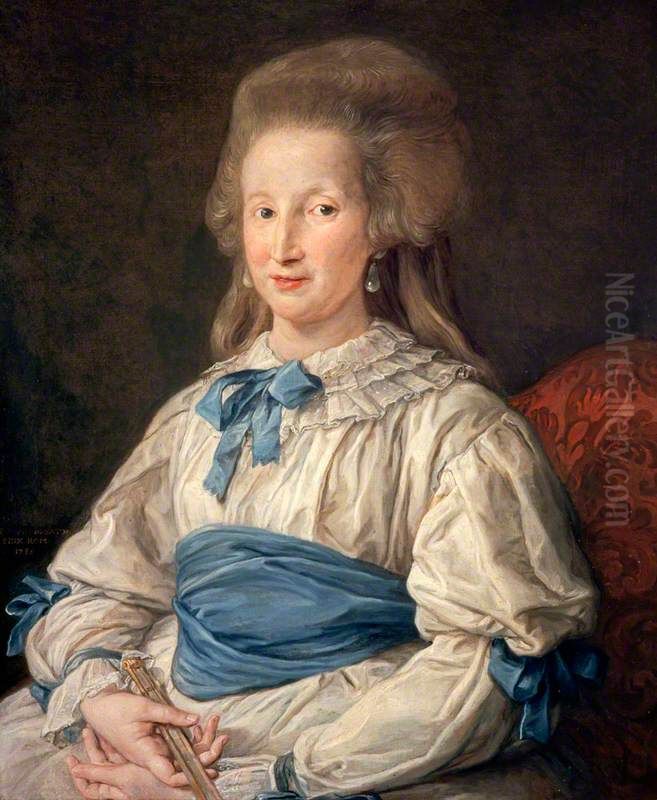 Princess Cecilia Mahony Giustiniani (1741 - 1789) Oil Painting by Pompeo Batoni