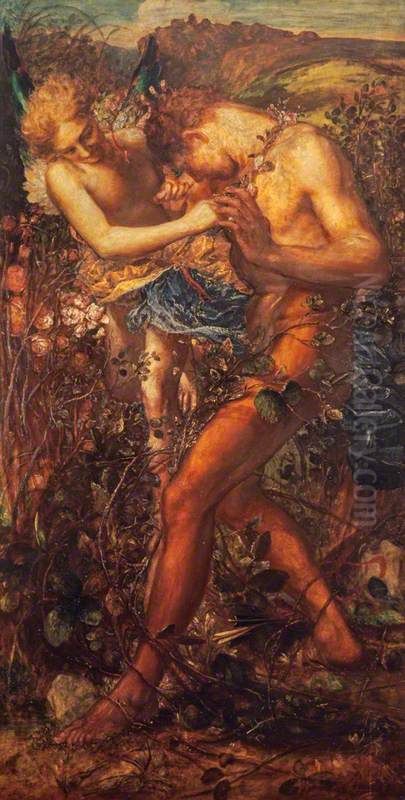 Mischief Oil Painting by George Frederic Watts