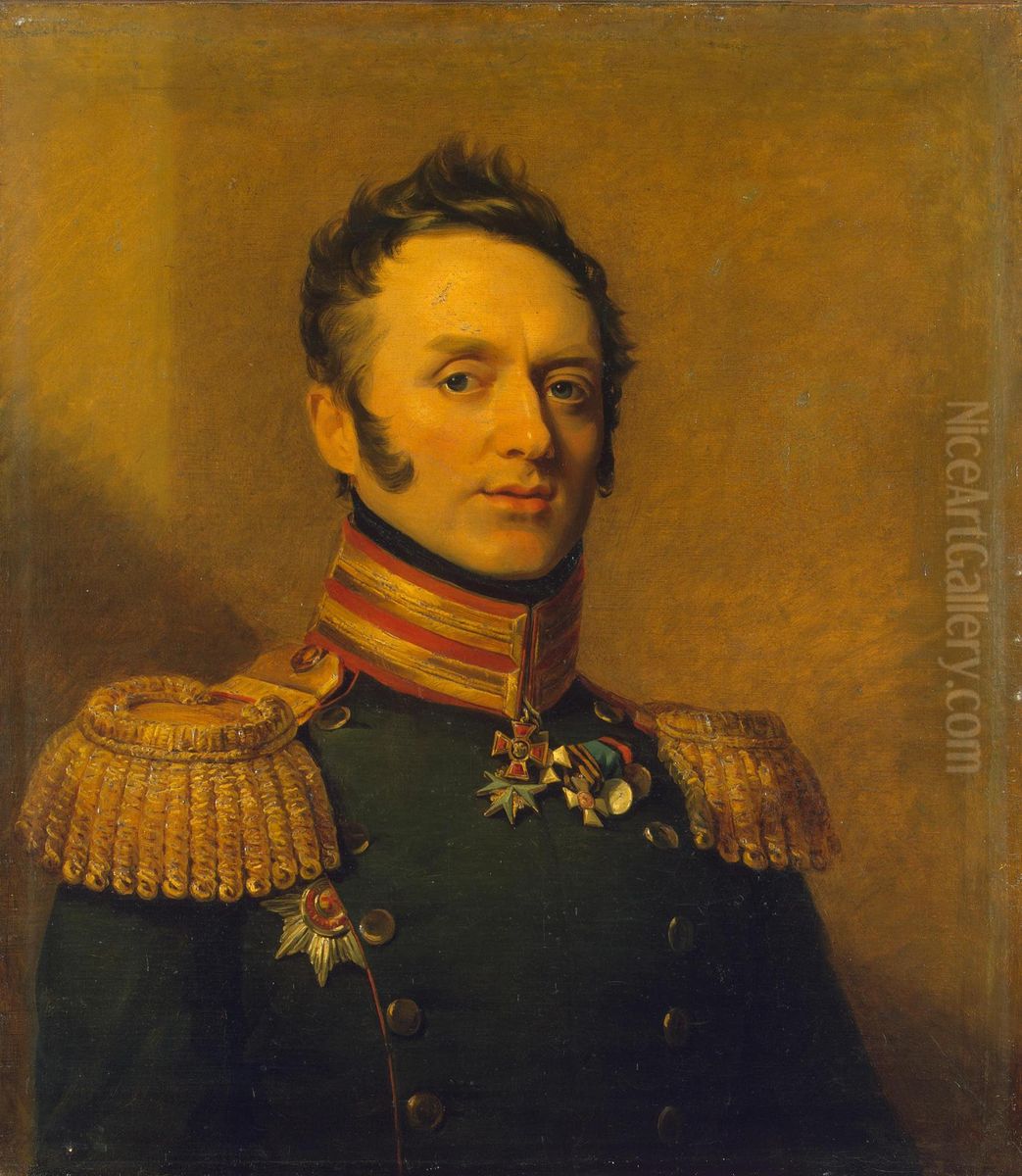 Portrait of Ivan F. Udom (1769-1821) (1st) Oil Painting by George Dawe