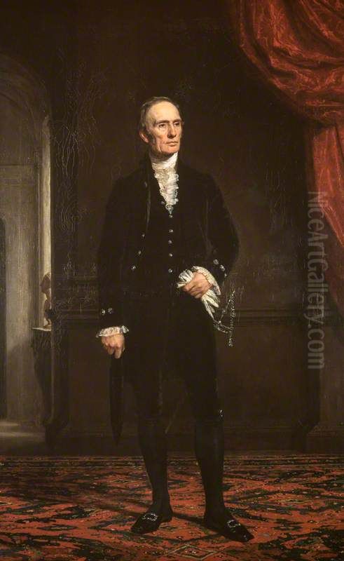 Sir John Watson Gordon, 1788 - 1864. Artist Oil Painting by John Graham Gilbert