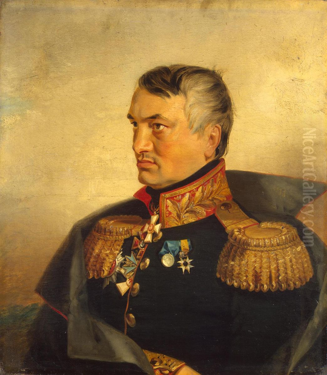 Portrait of Nikolai V. Vasilchikov (1781-1849) (3rd) Oil Painting by George Dawe