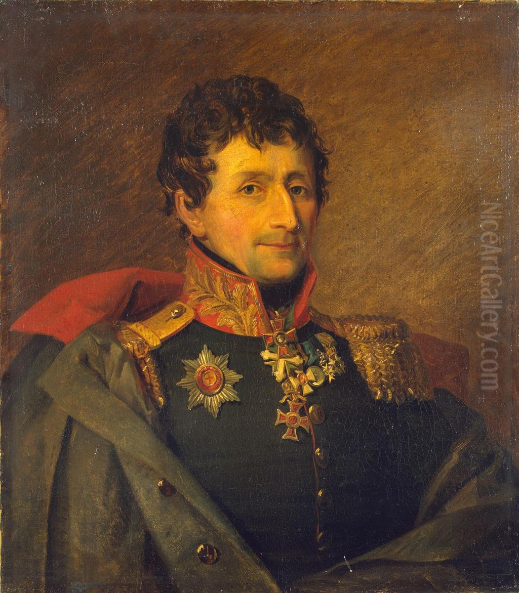 Portrait of Iosif N. (Gabriel) Gallatte (1760 - after 1849) Oil Painting by George Dawe