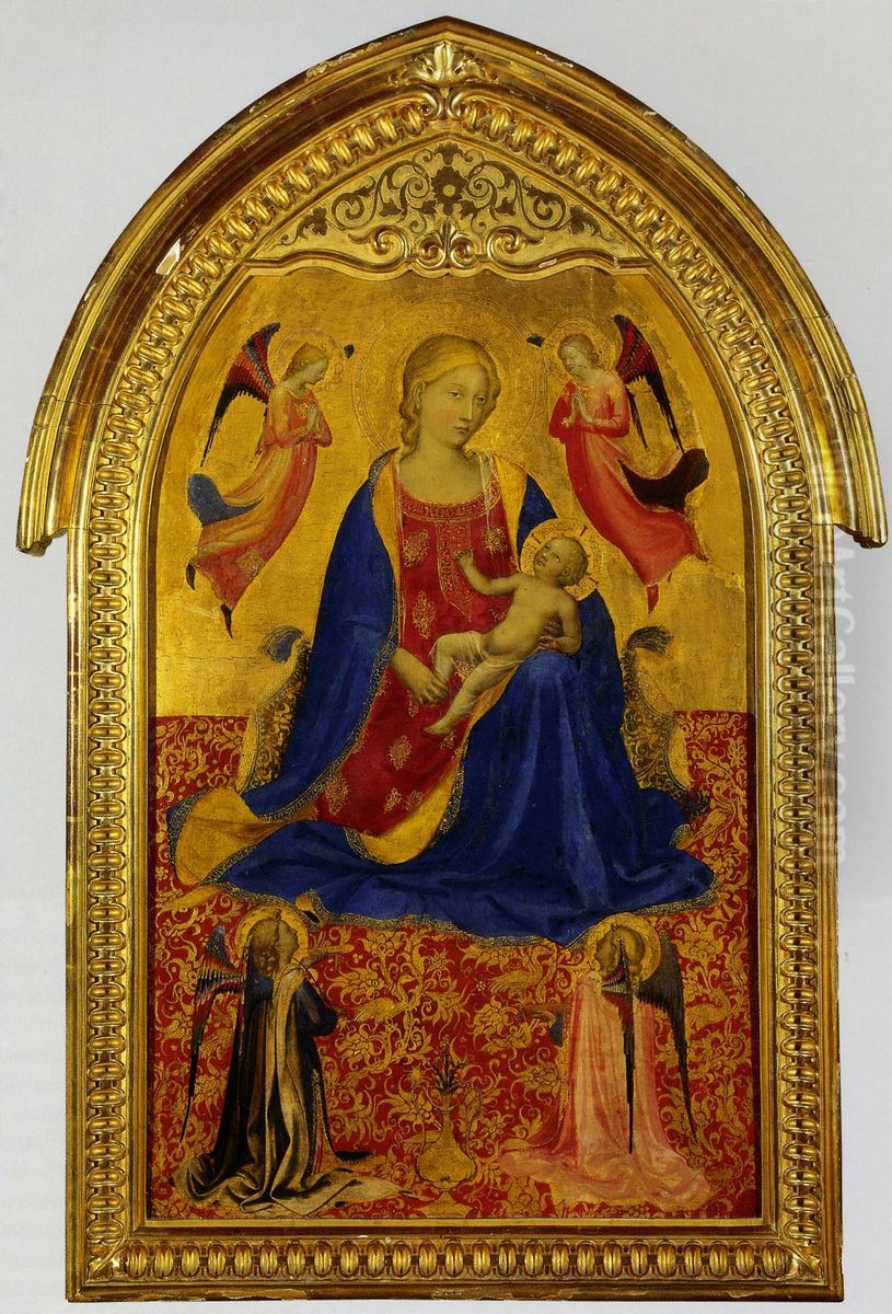 Madonna of Humility Oil Painting by Fra Angelico