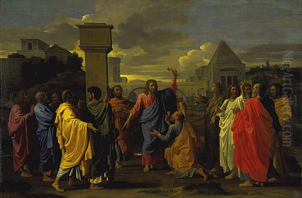 The Sacrament of Ordination Oil Painting by Nicolas Poussin