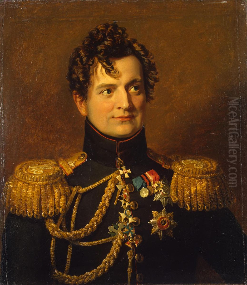 Adam Ozharowsky (1776 - 1855), Russian general Oil Painting by George Dawe
