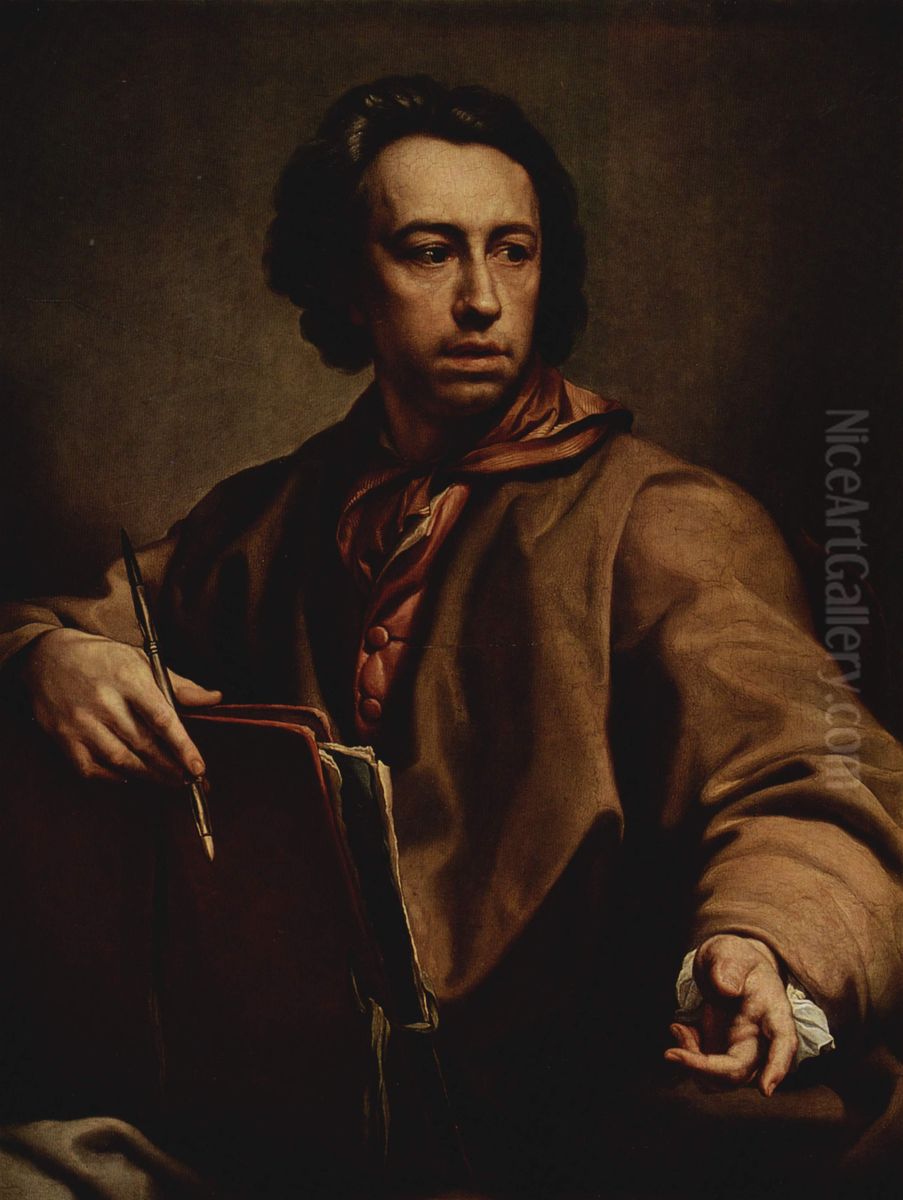 Self-portrait Oil Painting by Anton Raphael Mengs