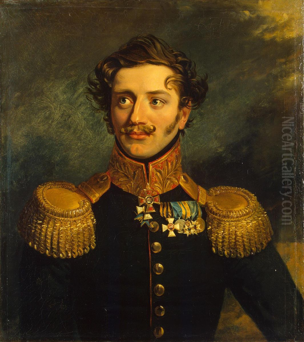 Portrait of Pavel P. Suchtelen (1788-1833) (2nd) Oil Painting by George Dawe