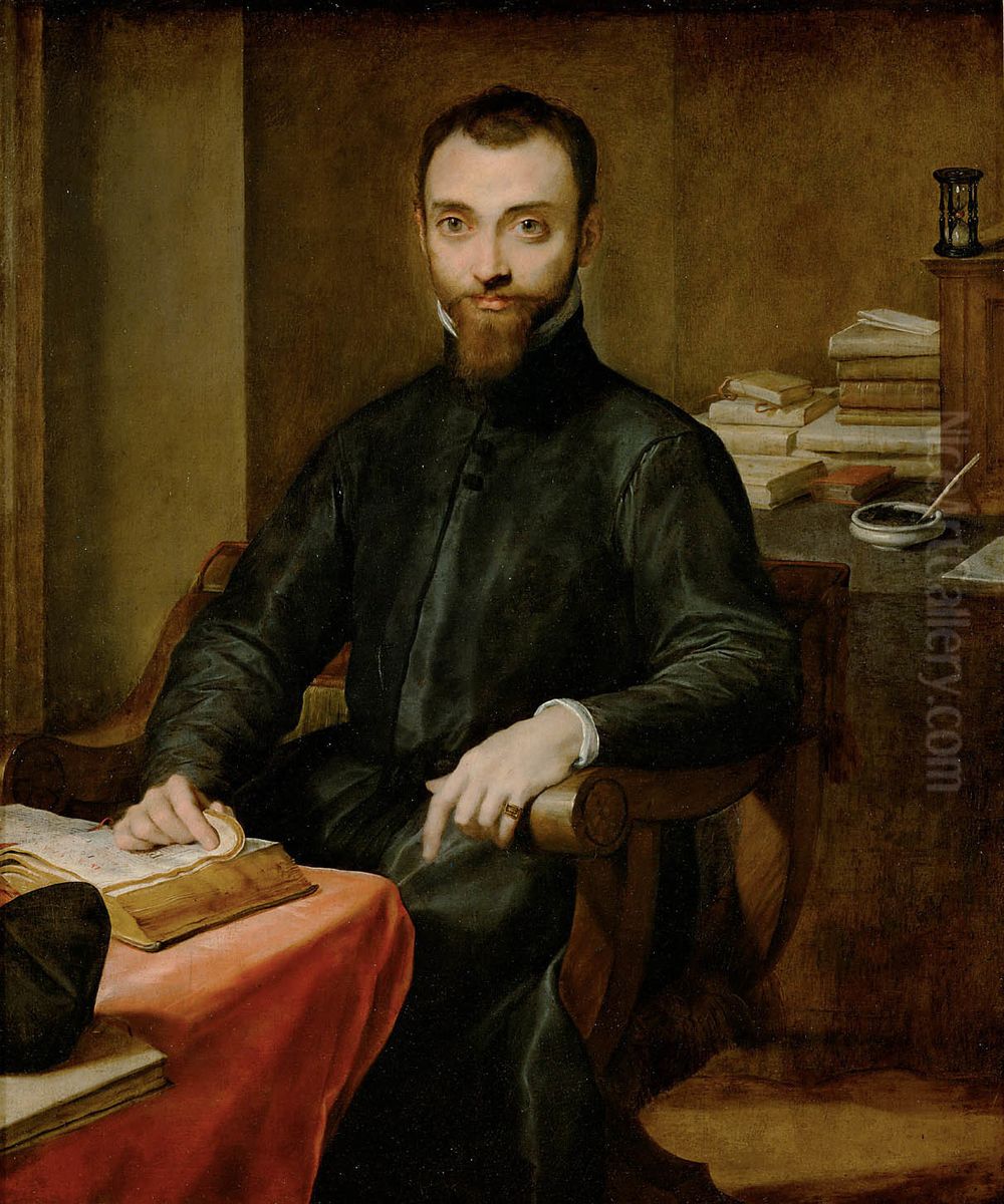 Monsignore Giuliano della Rovere (1559-1621) Oil Painting by Federico Barocci