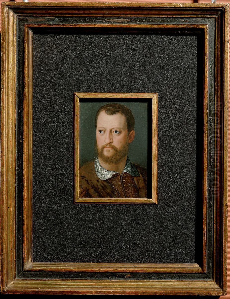 Cosimo I Medici, Grand Duke of Tuscany (1519-1574) Oil Painting by Alessandro Allori