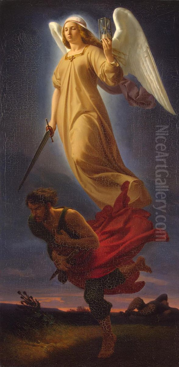 Nemesis Oil Painting by Alfred Rethel