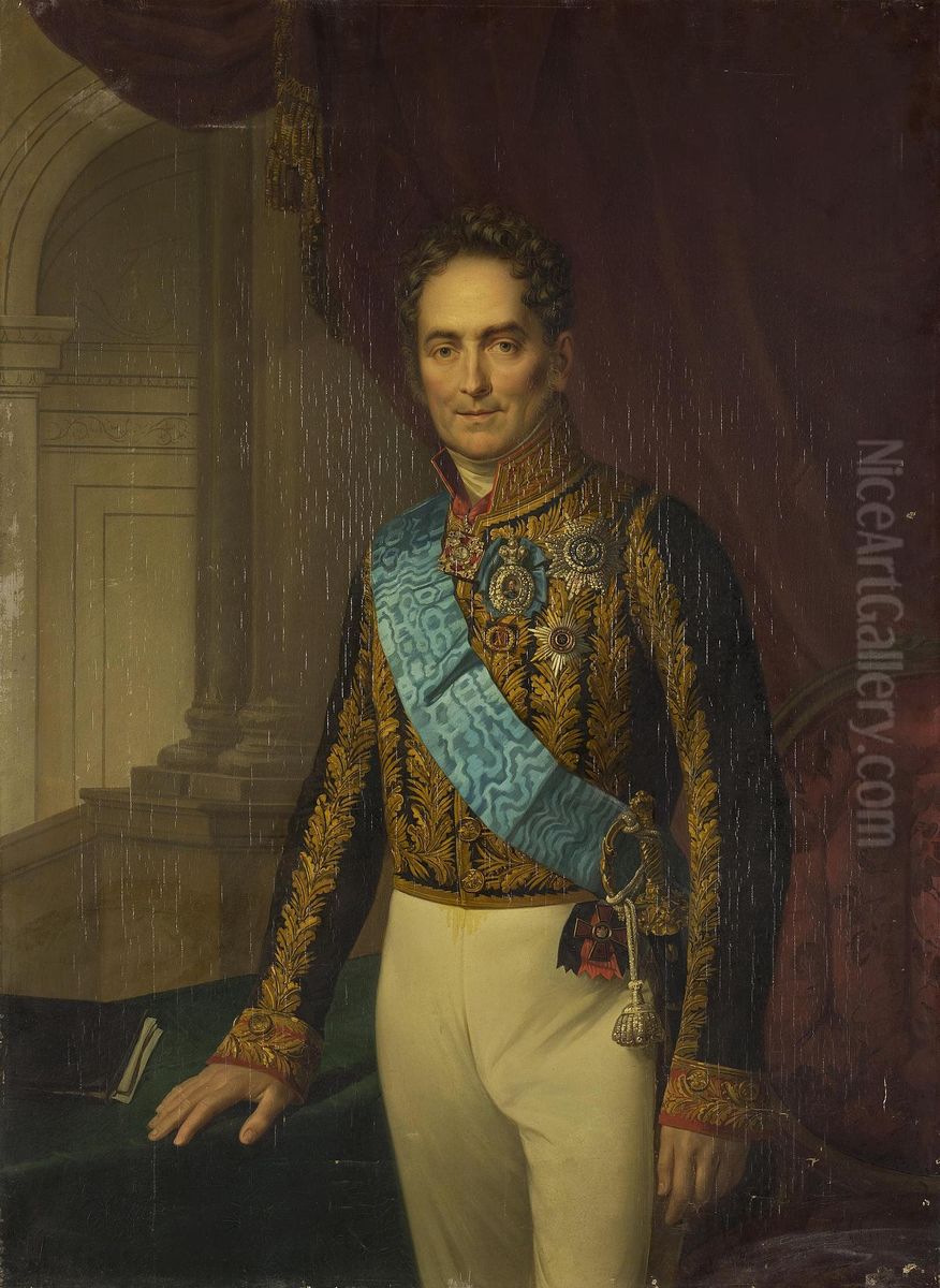 Portrait of Count Viktor Kochubei Oil Painting by Georg von Bothmann