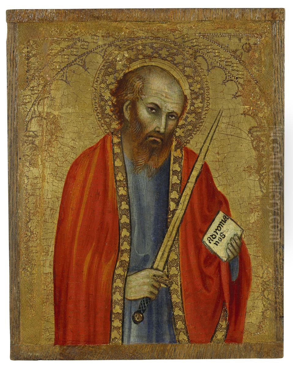 St Paul the Apostle Oil Painting by Taddeo Di Bartolo