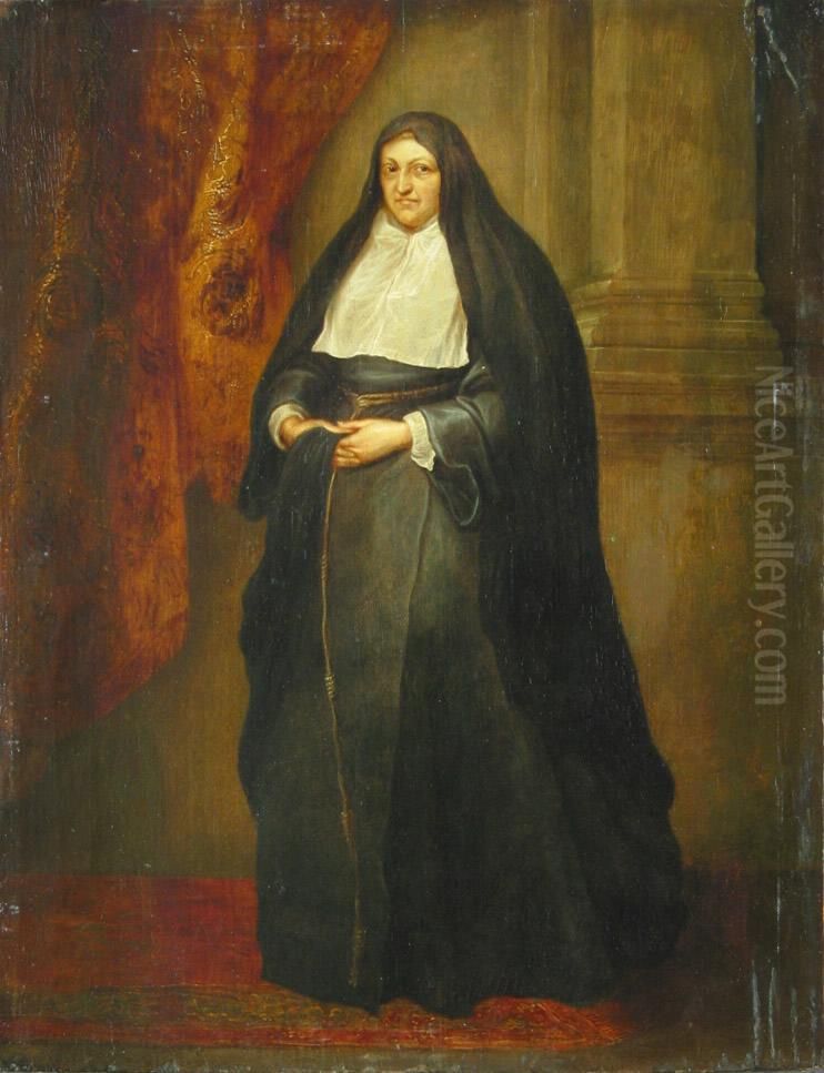 Portrait of Infanta Isabella Clara Eugenia of Spain (1566-1633) Oil Painting by Sir Anthony Van Dyck