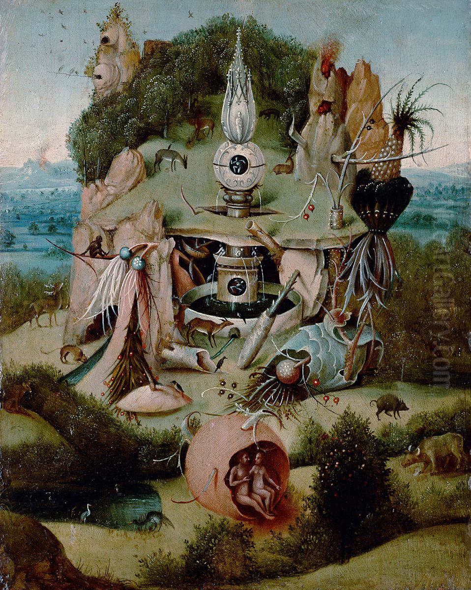 Garden of Eden Oil Painting by Hieronymous Bosch