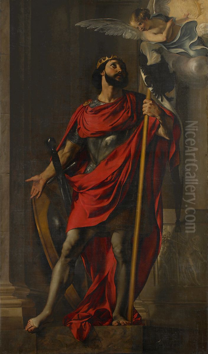 Wenceslaus I, Duke of Bohemia Oil Painting by Angelo Caroselli