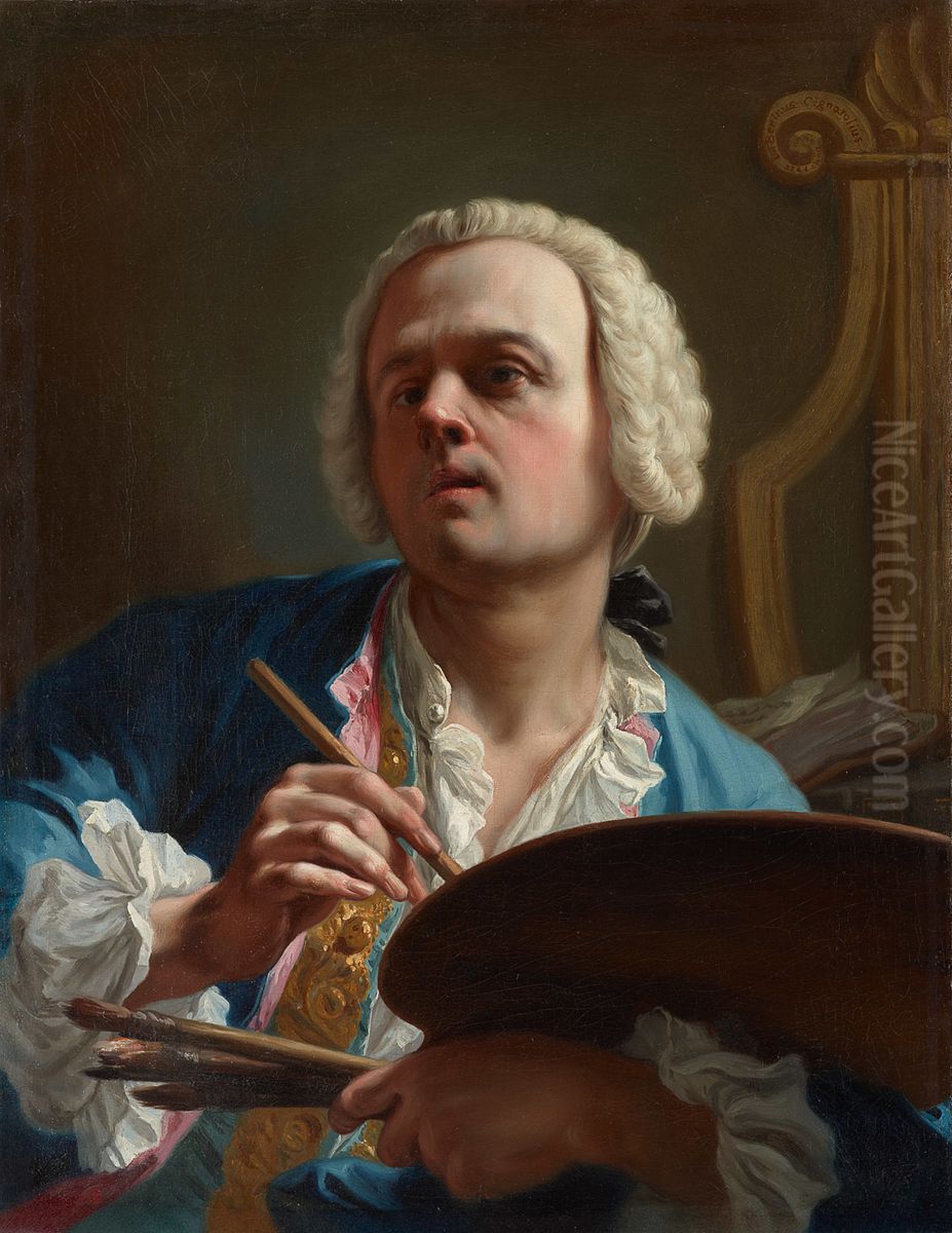 Selbstbildnis Oil Painting by Giambettino Cignaroli