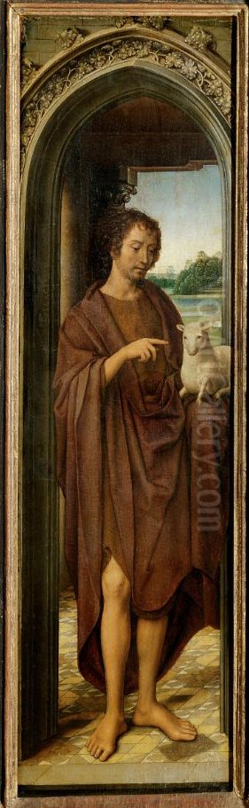 Sant Joan Baptista Oil Painting by (manner of) Memling, Hans