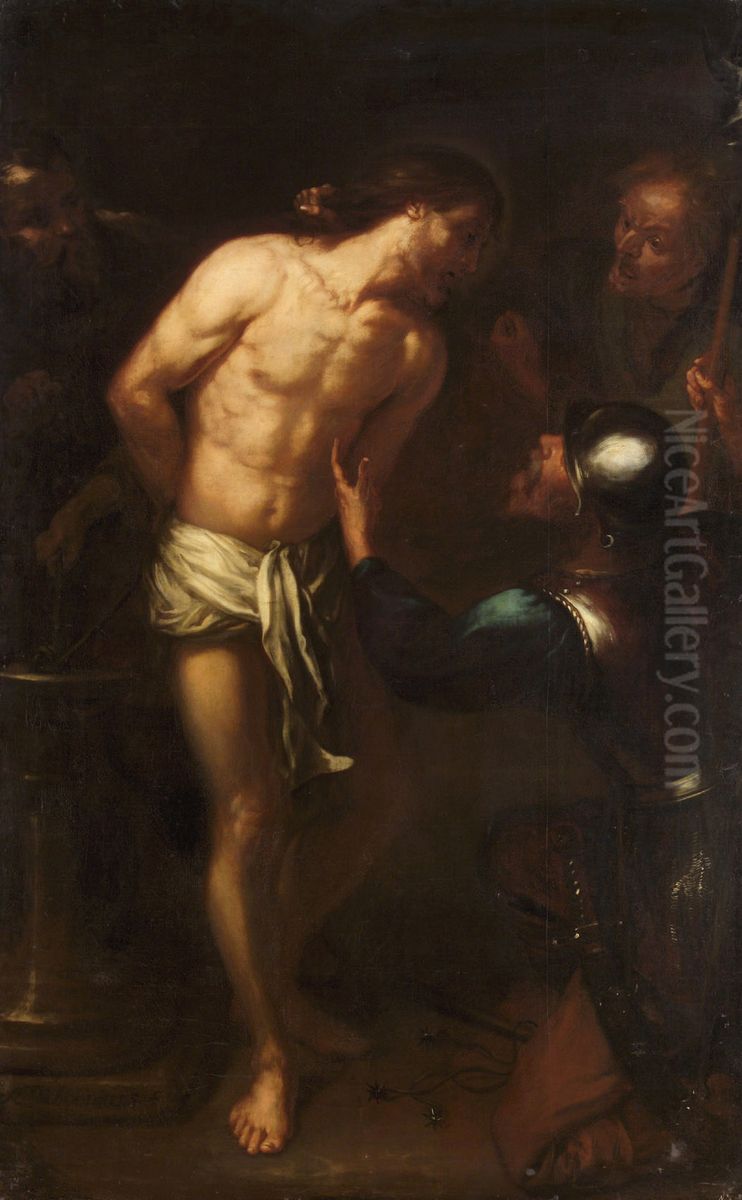 The flagellation of Christ Oil Painting by Anthoni Schoonjans