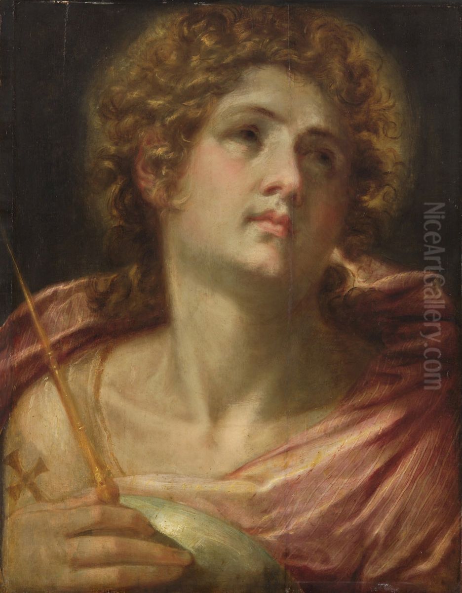 The young Christ Oil Painting by Christoph Schwarz