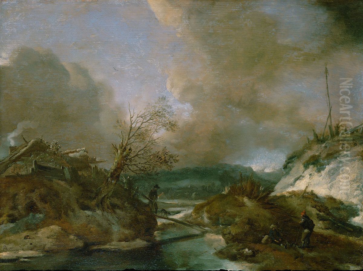 Dunenlandschaft Oil Painting by Philips Wouwerman