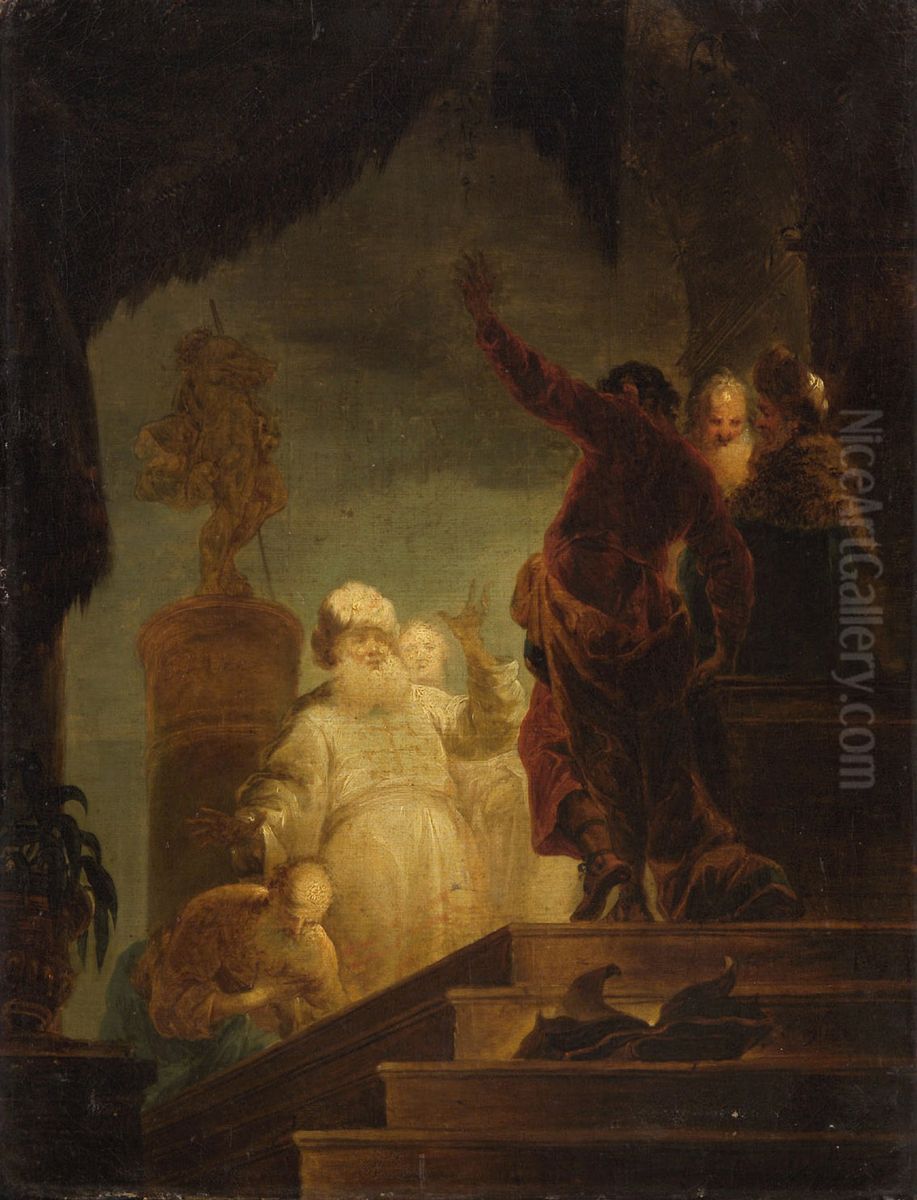 Paulus in Athen Oil Painting by Januarius Zick