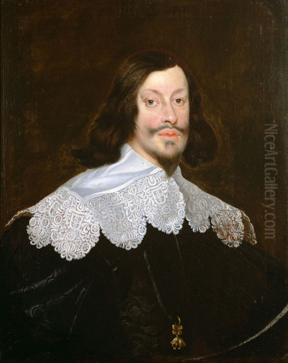 Kaiser Ferdinand III. (1608-1657), Brustbild Oil Painting by Frans Luycx