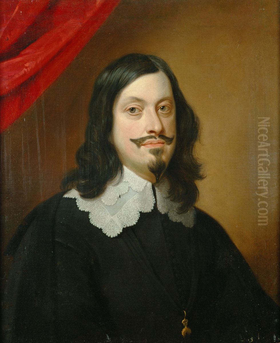 Kaiser Ferdinand III. (1608-1657), Brustbild Oil Painting by Jan van den Hoecke
