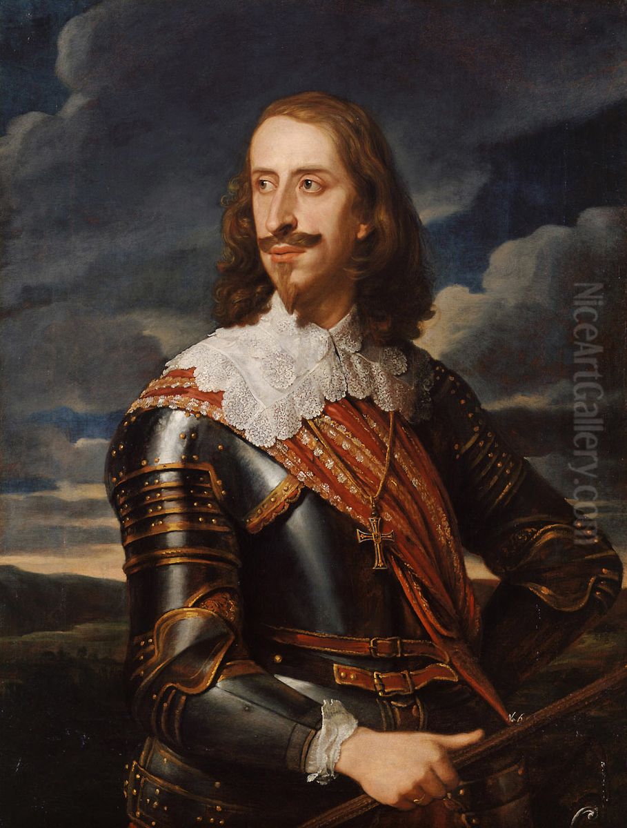 Erzherzog Leopold Wilhelm (1614-1662) im Harnisch Oil Painting by Jan van den Hoecke