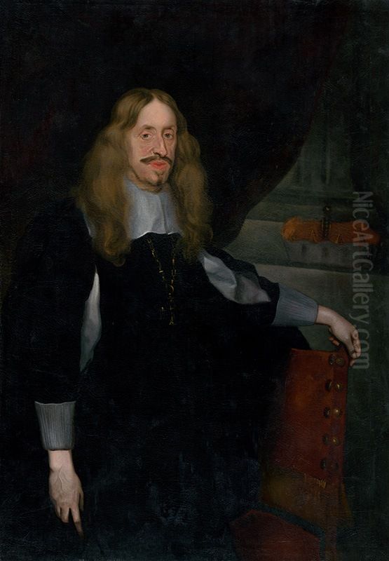 Portrait of archduke Leopold Wilhelm (1614-1662) Oil Painting by Johann Ulrich Mayr