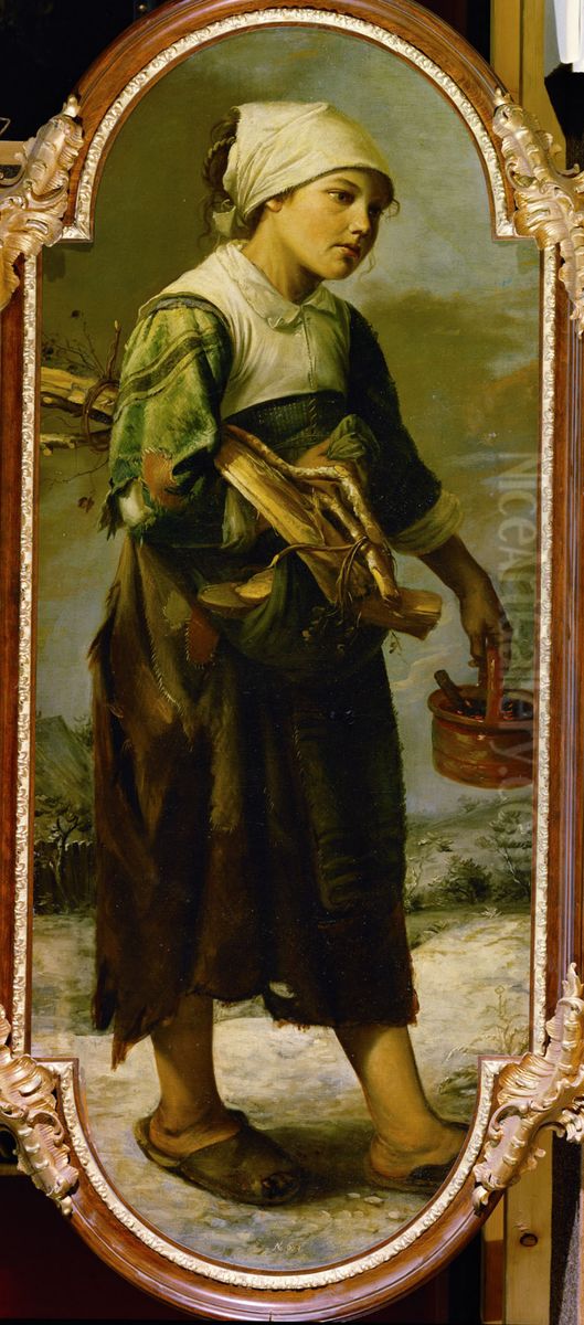 Bettlermadchen Oil Painting by Joos van Craesbeeck