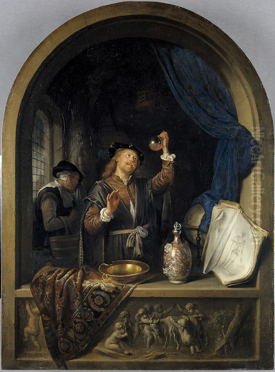 The Doctor Oil Painting by Gerrit Dou